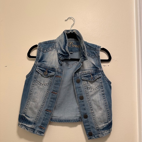 Denim vest jacket - Picture 2 of 4